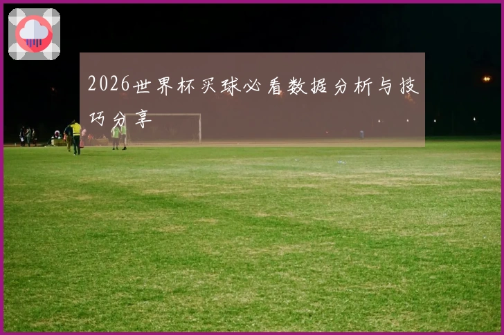 2026世界杯买球必看数据分析与技巧分享