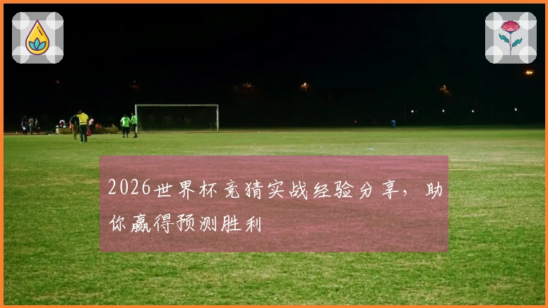 2026世界杯竞猜实战经验分享，助你赢得预测胜利